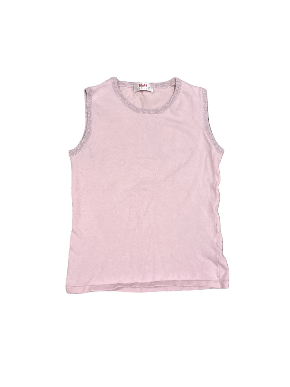 Vintage Light Pink Knit Tank Top
